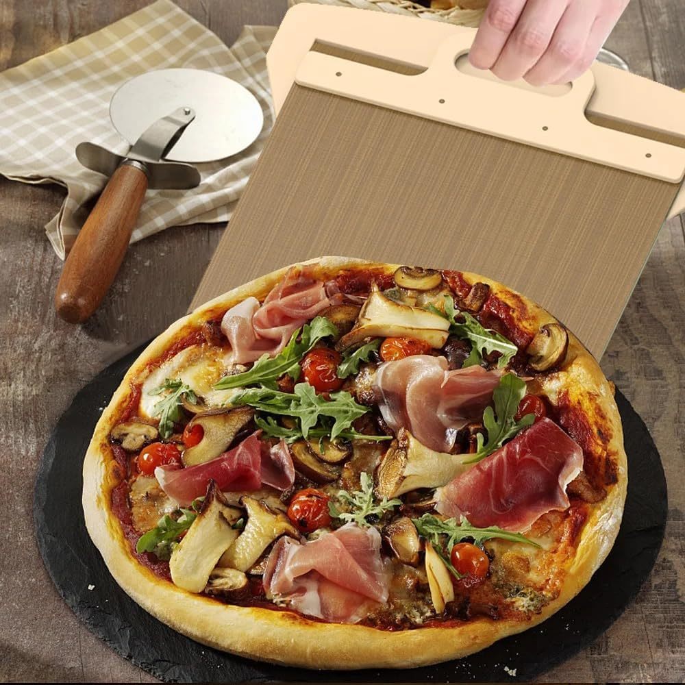 Non Stick Sliding Pizza Peel, Pizza Transfer Board, Kitchen Baking