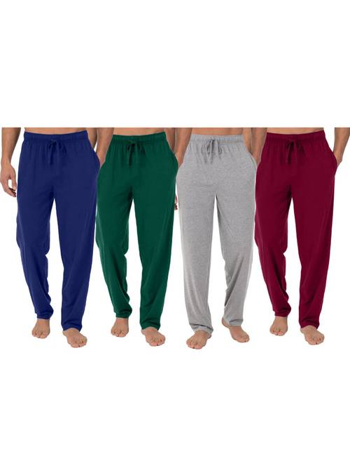4 pack mens classic lounge pants sizes s 3xl