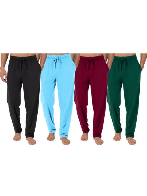 4 pack mens classic lounge pants sizes s 3xl