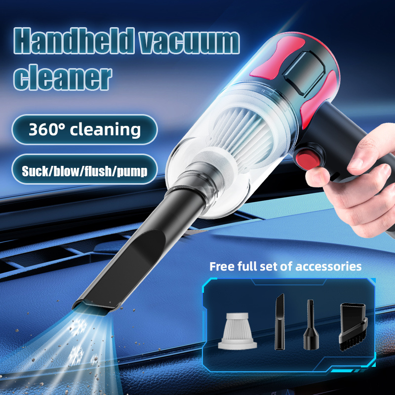 

Powerful Rechargeable Handheld Vacuum Cleaner - Wireless For Home And Car Auto And Household Cleaning