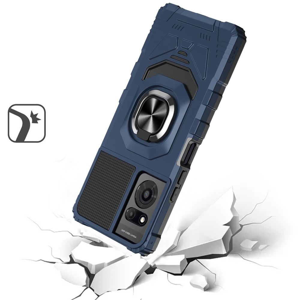 TCL K24 Ring Case Magnetic Ring Case For TCL K24 T434D  Kickstand, 360  Rotating & Shockproof Cover Metal Cases, Covers & Skins With Kickstand