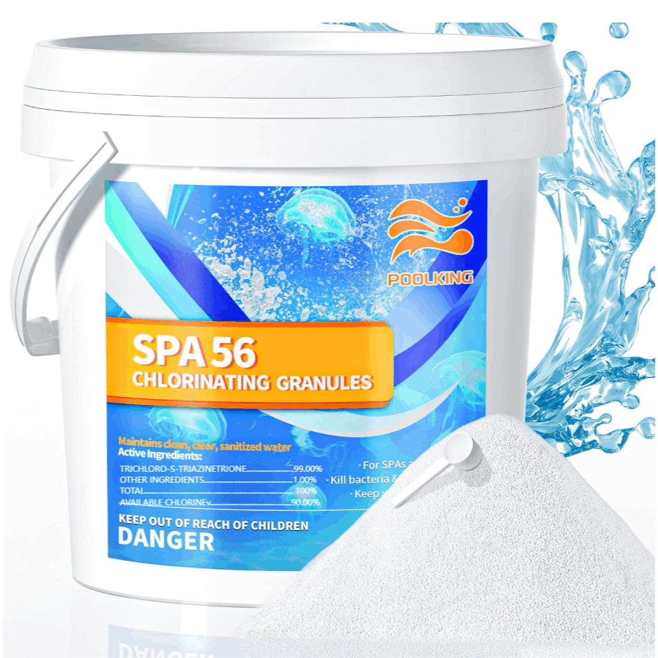 

【*15% Off For First 50 Customers*】2. Pool Chlorine Powder, Fast-acting Swimming Pool & Sanitizer – Super Affordable, Water For Inground & Above Ground Pools