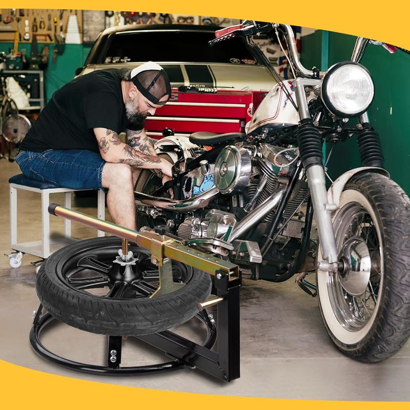 tire change stand for 16in to 21in tires bead breaker motorcycle dirt bike tire changer mount Product details 3
