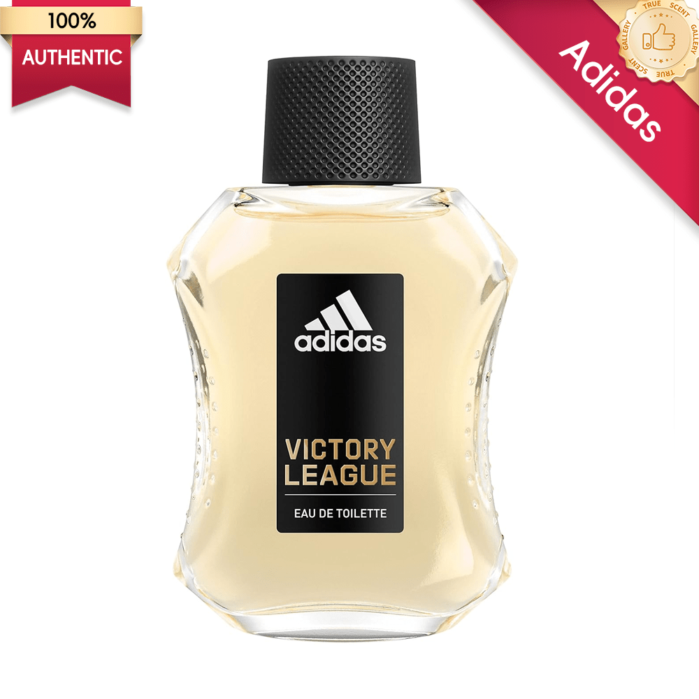 adidas Victory League Eau de Toilette Spray for Men, 3.4 Oz / 100 ml, Energizing Fresh Fougère, Clean & Team-Ready Scent, Sport Triumph