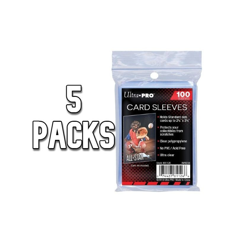 2.5 x 3.5 card sleeves BCW (Thick) day games where spills Card Sleeves 2 5-8 x