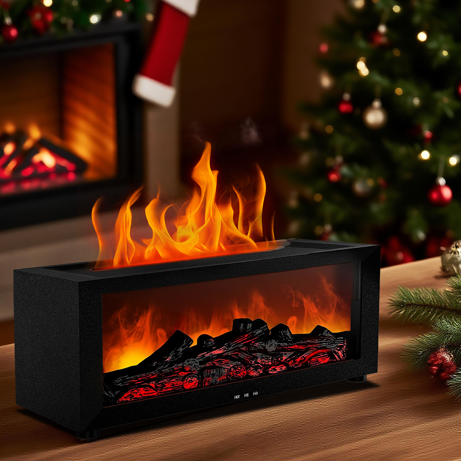 Diffuser for Home, 550ML Large Capacity Diffuser, Essential Oil Diffuser with 12 Bottles of Essential Oils, Aroma Diffuser for Hotel Spa Yoga Room - Humidifier with 7Colors LED Night Light for Bedroom Home Relaxation, Christmas Gift