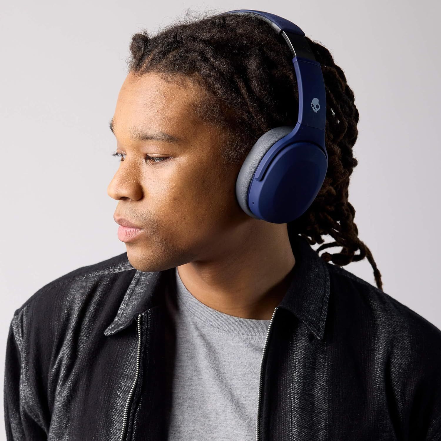 TEMU Skullcandy Crusher Evo Wireless Bluetooth Over-ear Headphones With Adjustable Sensory , Noise Isolating Headset, Personalized Sound Via App,