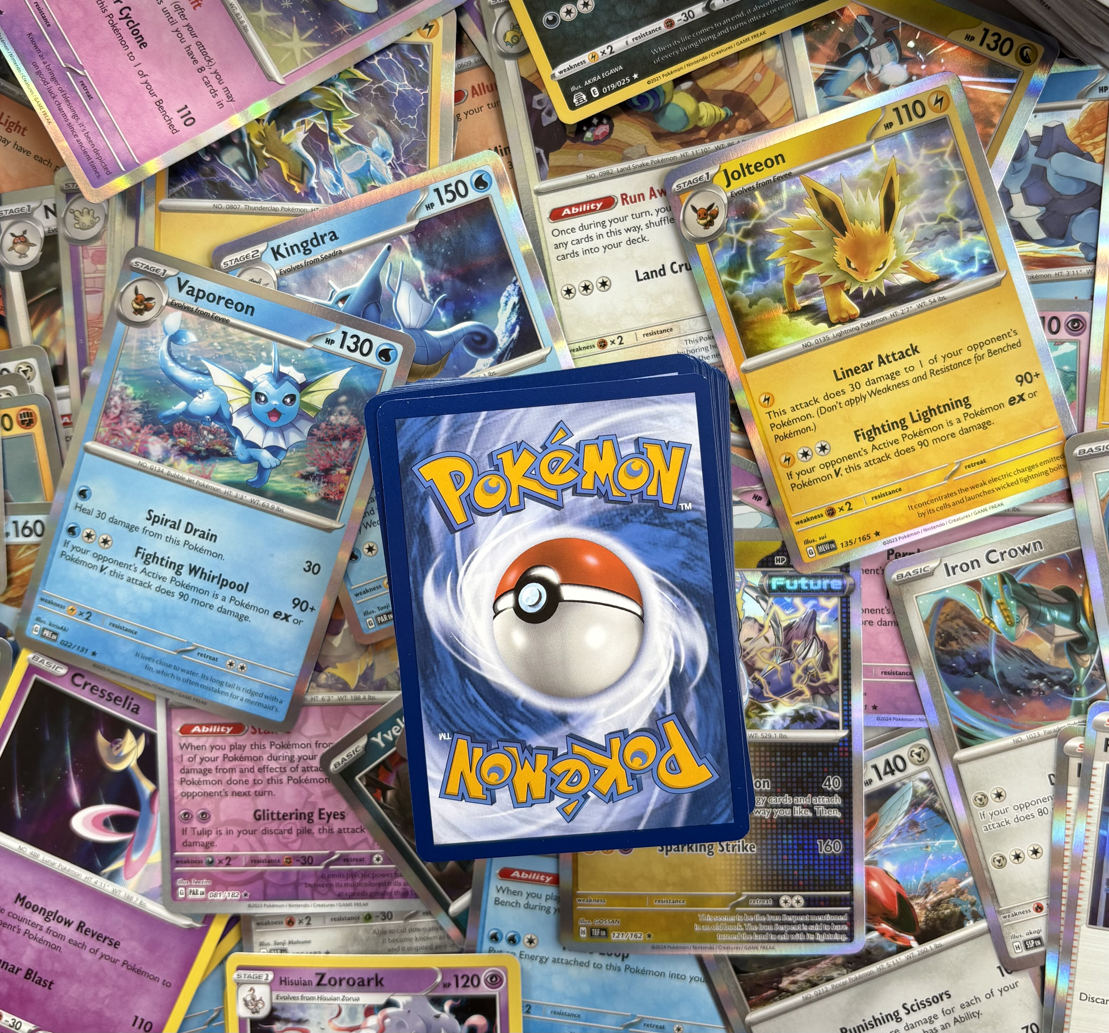 25 Rare Pokemon Cards with 100 HP or Higher (Assorted Lot)
