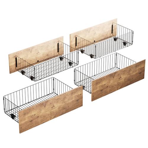 wheeled under bed storage box wooden under bed storage drawer suitable for bedroom clothes only drawers 4pcs set under bed storage set of 4