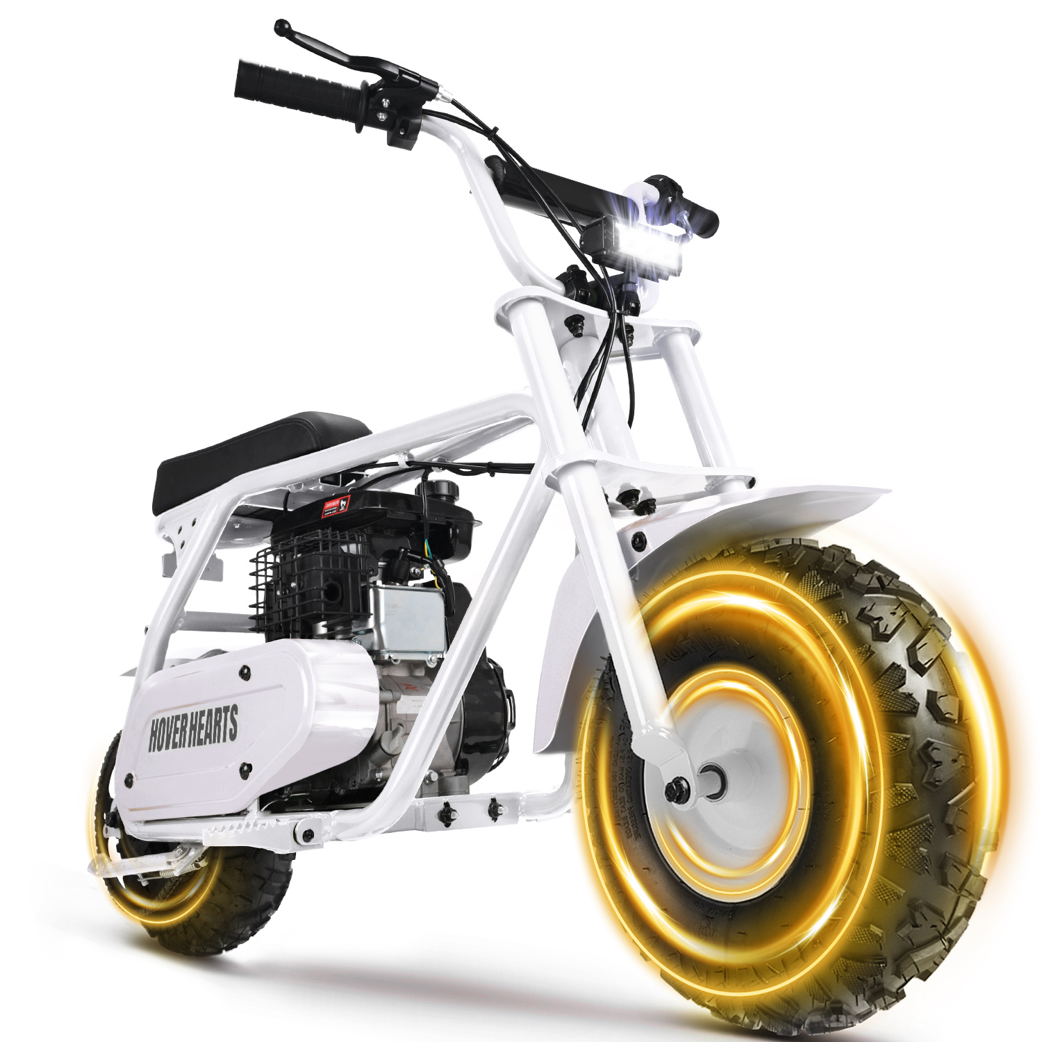 99cc 4-stroke Adult Mini Bike For Explorers, Gasoline-powered Mini Off-road Bike MotocrossUtility Motorcycle,with LED Headlight, Up to34.5KM/H, Max 200LBS,Offroad Vehicle, Adventure Seekers, Motorcycle Lovers - Image 18
