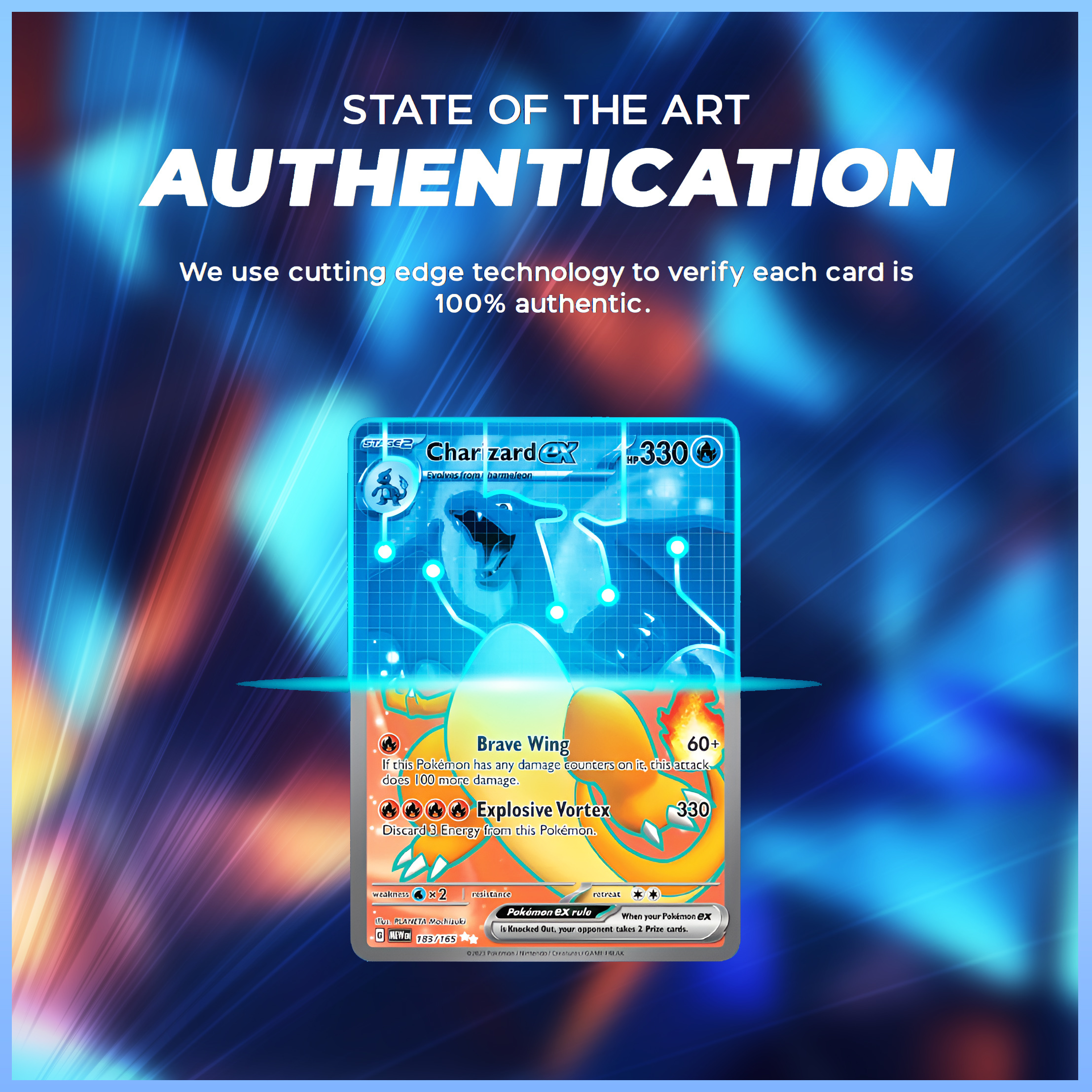 Charizard Mega Battle Bundle | 100+ Pokémon Cards | 1x Charizard Card Guaranteed | Holos & Rares Included! | Perfect Gift for Kids & Collectors!