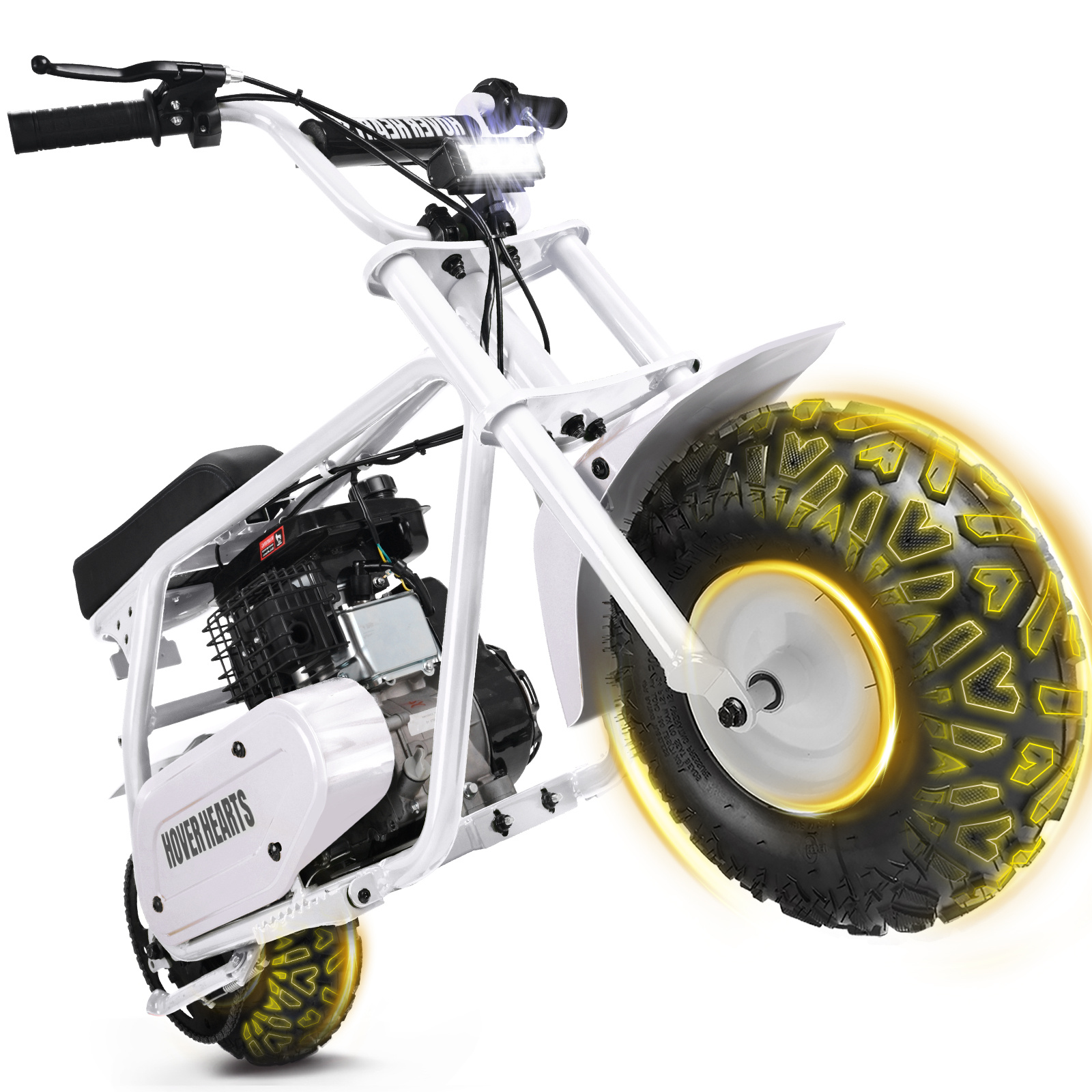 99cc 4-stroke Adult Mini Bike For Explorers, Gasoline-powered Mini Off-road Bike MotocrossUtility Motorcycle,with LED Headlight, Up to34.5KM/H, Max 200LBS,Offroad Vehicle, Adventure Seekers, Motorcycle Lovers - Image 20