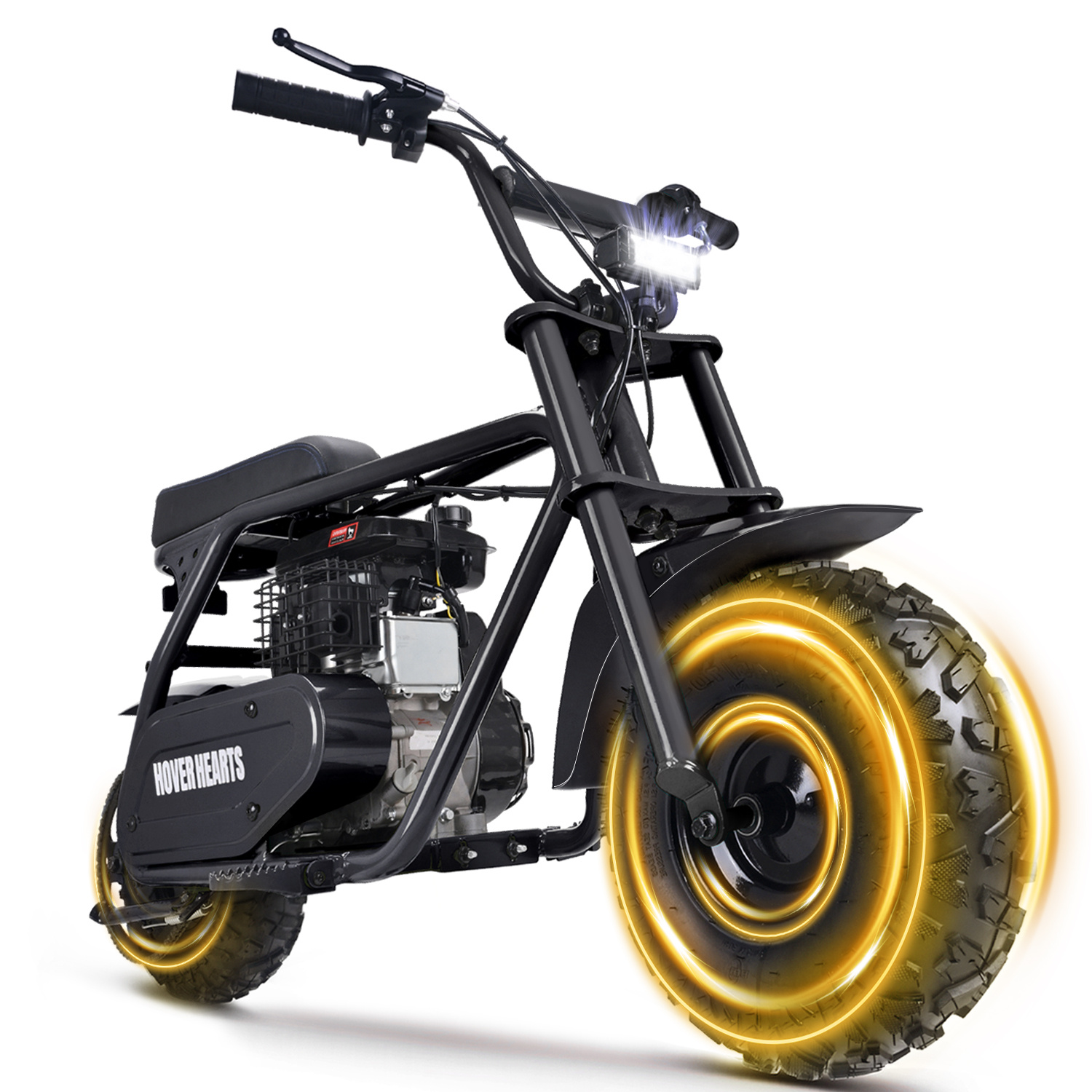 99cc 4-stroke Adult Mini Bike For Explorers, Gasoline-powered Mini Off-road Bike MotocrossUtility Motorcycle,with LED Headlight, Up to34.5KM/H, Max 200LBS,Offroad Vehicle, Adventure Seekers, Motorcycle Lovers - Image 13