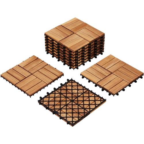 interlocking deck tiles 10 pcs wood interlocking deck tiles wood plastic interlocking flooring tiles for outdoor indoor patio garden wood