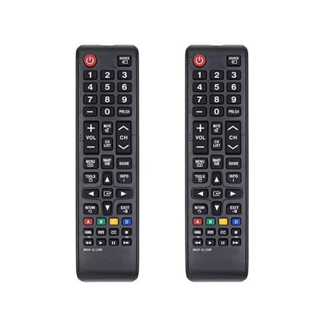 TEMU 2 Pack Replacement Remote Compatible With Sam- Smart Lcd Led Hdtv Bn59-01315j Bn59-01315a Bn59-01301a Bn59-01199f Bn59-01303a