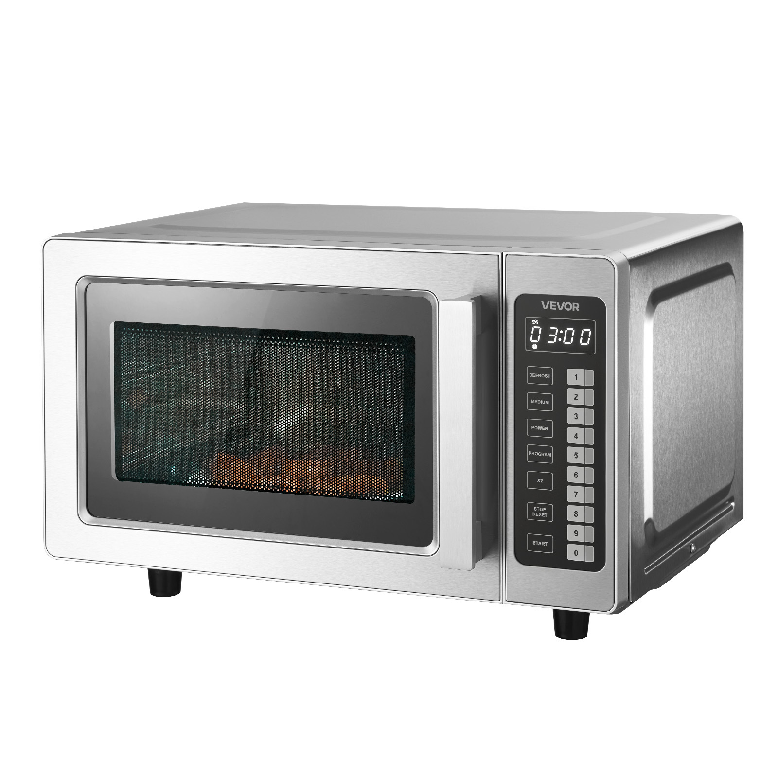 Vevor Oven Commercial Microwave 0.9 Cubic-ft 1000w Lock