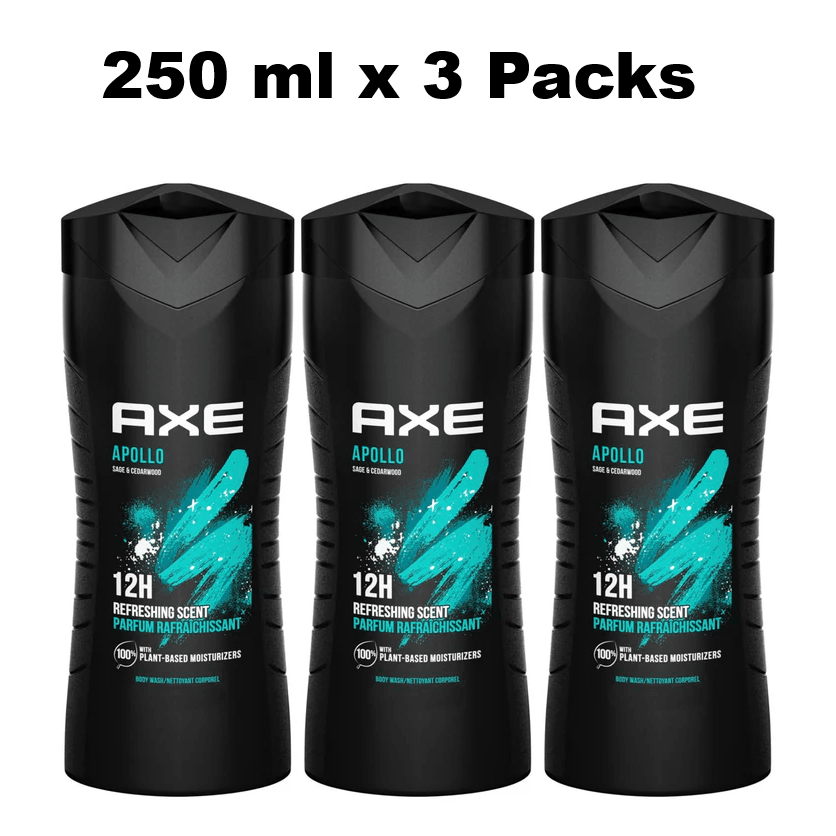TEMU Axe Body Wash 250 Ml Pack Of 3