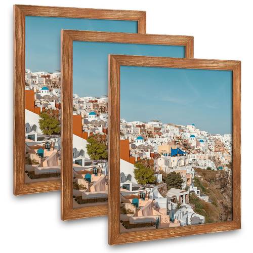 3 packs 18x24 16x24 16x20 large solid wood picture frames distressed poster frame for gallery wall display horizontally or