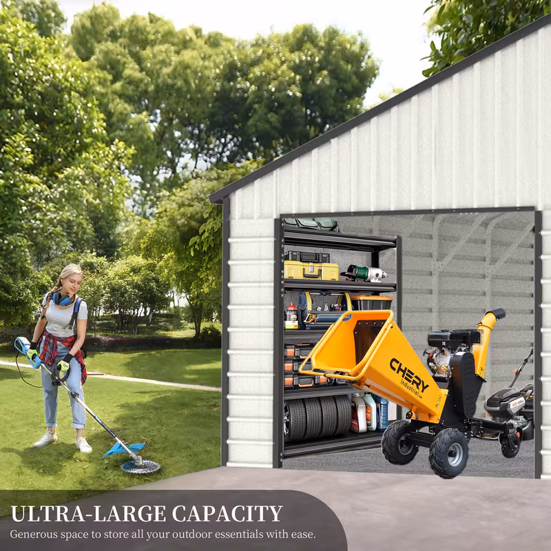 chery industrial 23x22 10x20 13x20 metal garage sheds with side door galvanized steel storage buildings Product details 17