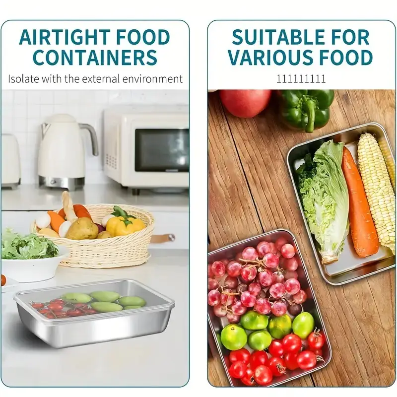 12pcs 6pcs clear food service delivery boxes with lids microwave and fridge safe shatterproof multifunctional rectangular kitchen organizer camping outdoor and home use stackable kitchen Product details 1