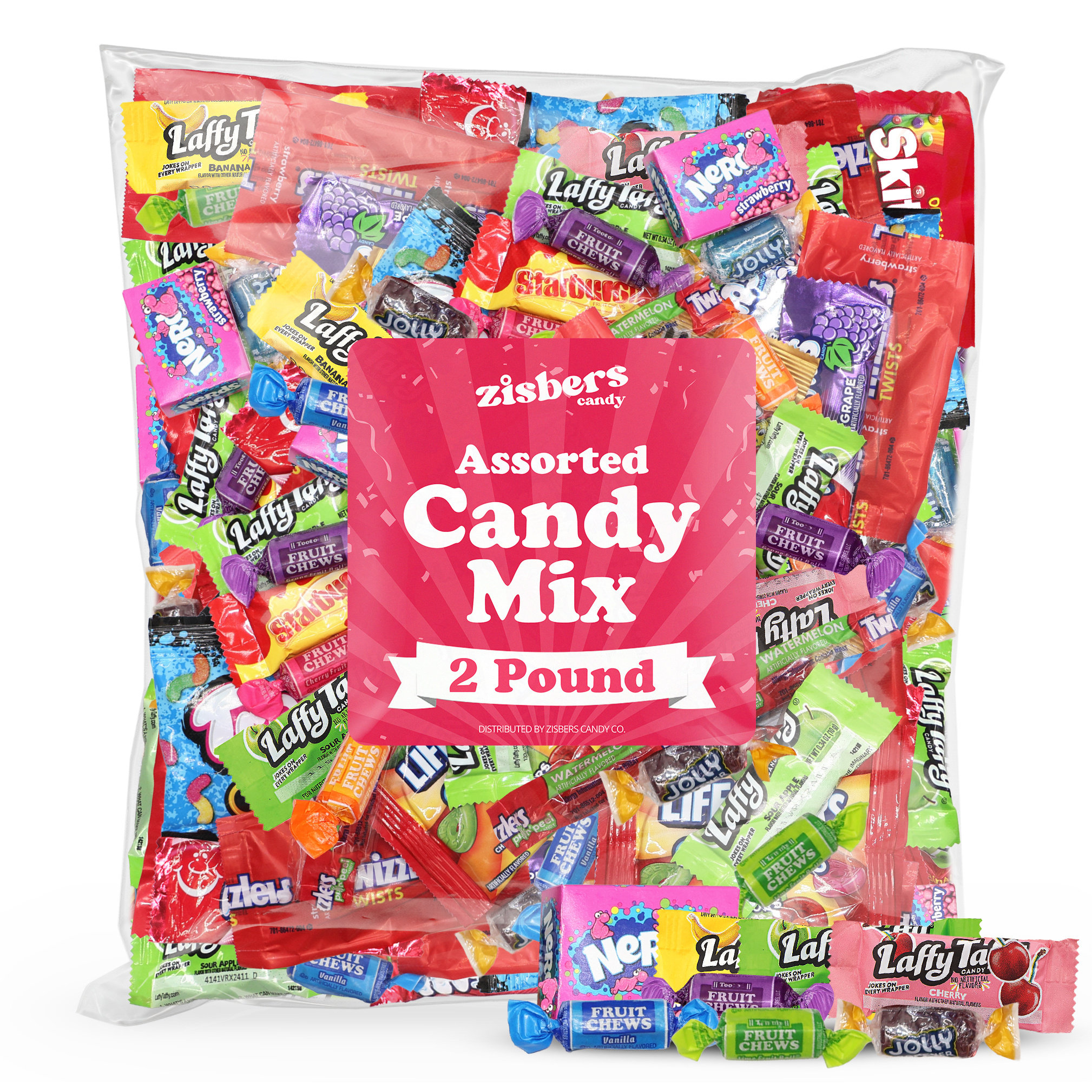 TEMU Bulk Candy Variety Pack 2 Pound - Assorted Candy Bag Individually Wrapped Candies For Piñata Fillers, Classroom, Parties, Gifts & Treats - Bulk