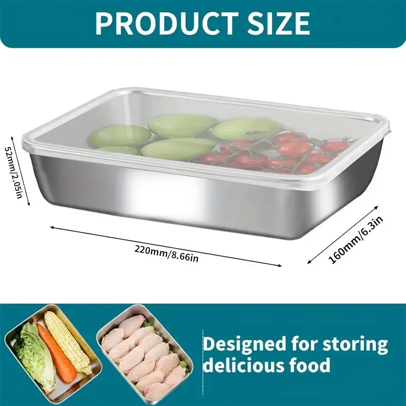 12pcs 6pcs clear food service delivery boxes with lids microwave and fridge safe shatterproof multifunctional rectangular kitchen organizer camping outdoor and home use stackable kitchen Product details 4