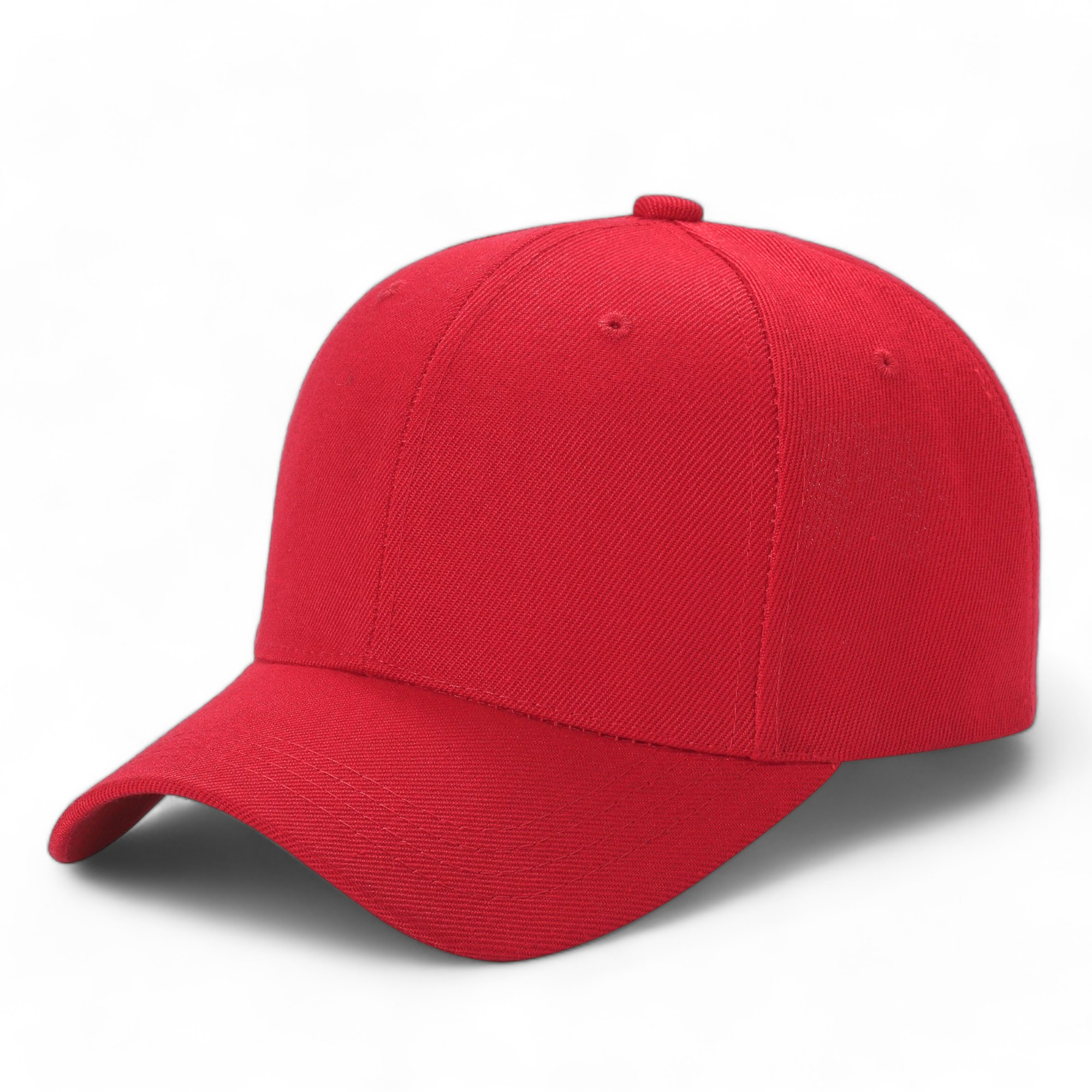 baseball cap for men and women adjustable size solid plain blank color curved visor hat