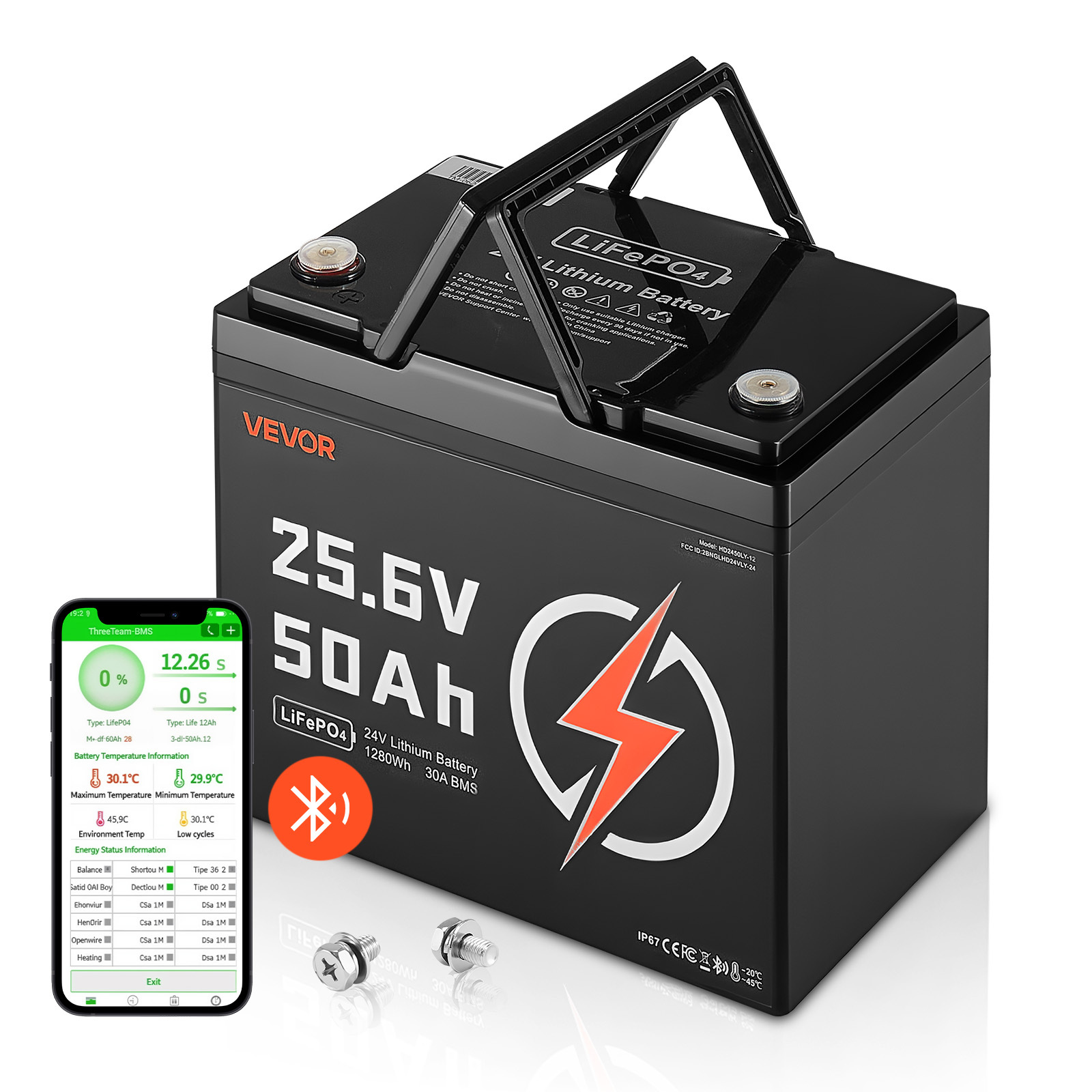 2-Pack MADOT 24V 6.5Ah Lithium Ion Battery For Kobalt 24V Max Tools - KB624-03 Replacement