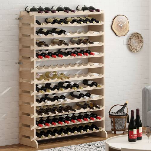 120 bottle wine rack 12 tier stackable wine storage rack wine display racks free standing wine shelf for kitchen and cellar