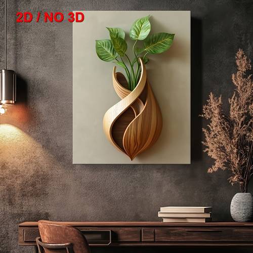 1pc with frame elegant green leaves and flowing wood grain design theme wall art framed painting clearance sale 2d flat suitable for easter mothers day winter and summer indoor luxury decoration bedroom living room bathroom home office room aesthetic decoration poster high quality waterproof canvas durable and elegant texture