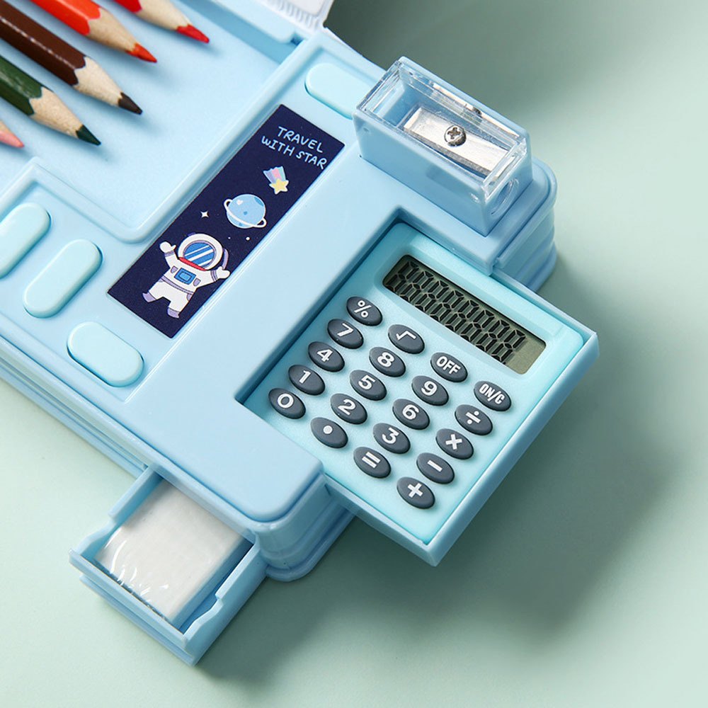 pen and pencil organizer case - pen pencil case | pencil holder pouch | pencil holder for student supplies | cartoon school up organizer box for home, apartment, school (random colors) Product details 1