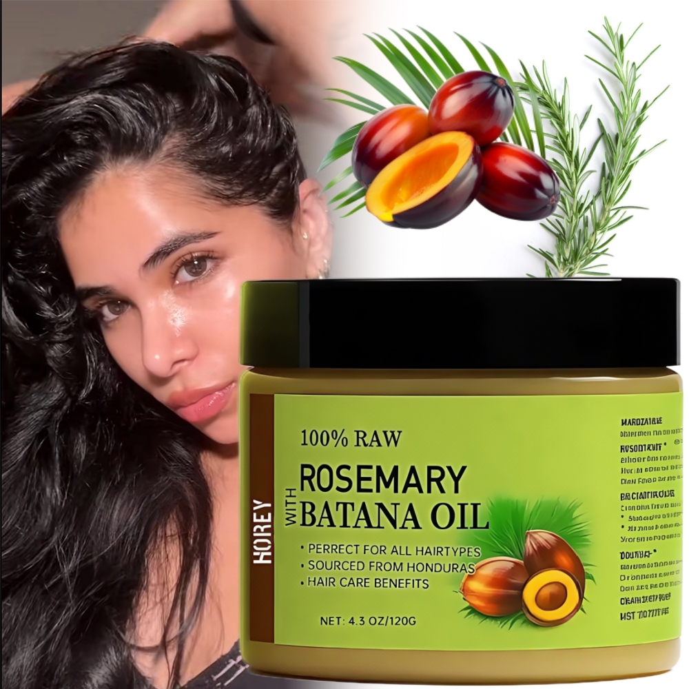 TEMU 4.3oz Batana Rosemary 2-in-1 Hair Oil Reasonable Growth Contains Batana, Rosemary, Shea Butter And Other Multi- Moisturizing And Smoothing Hair