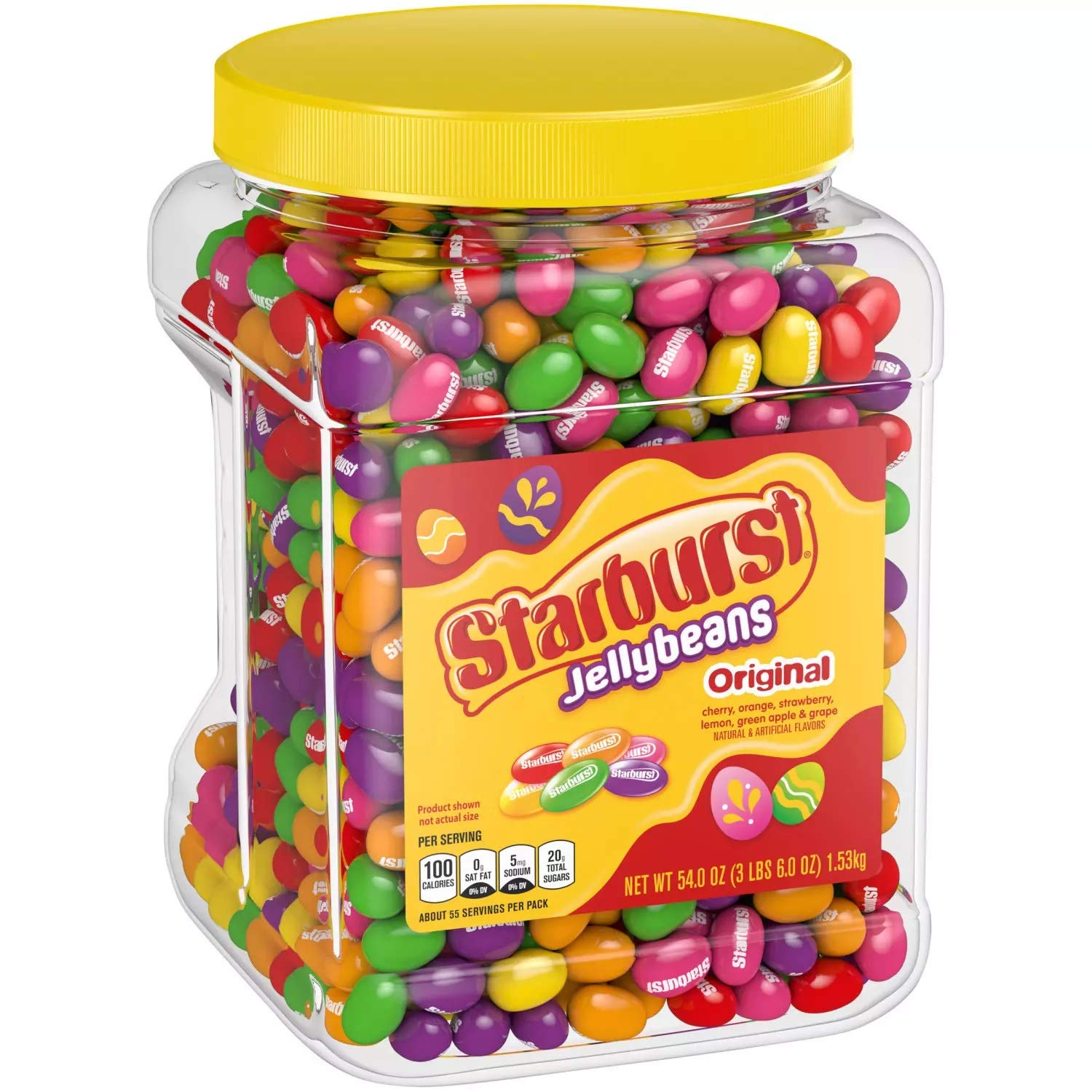 TEMU Starburst Jelly Beans Original Fruit Flavors Pantry-size, 54 Ounce