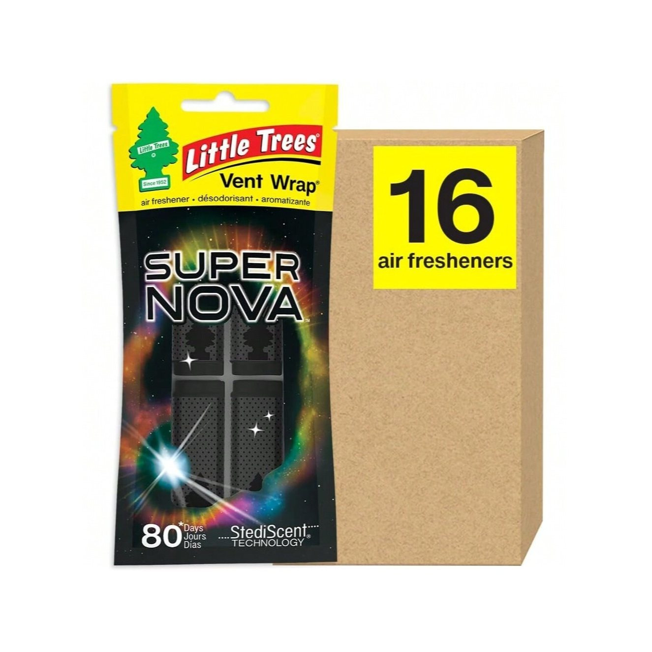 TEMU Little Trees Car 16 Air Fresheners | Provides Long-lasting Scent, Fresh! |