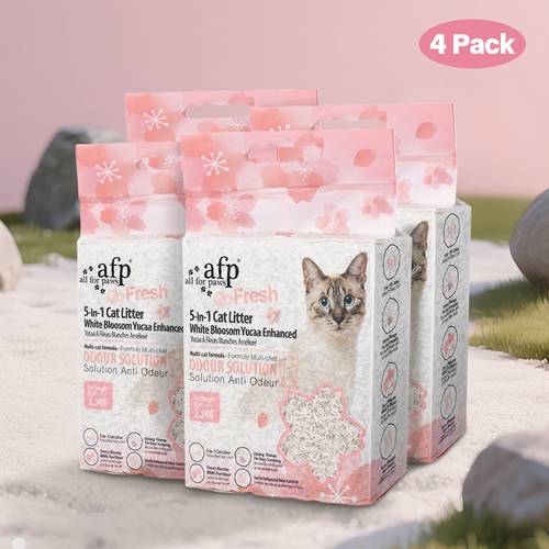 5 in 1 mixed tofu white cat litter flushable rapid clumping