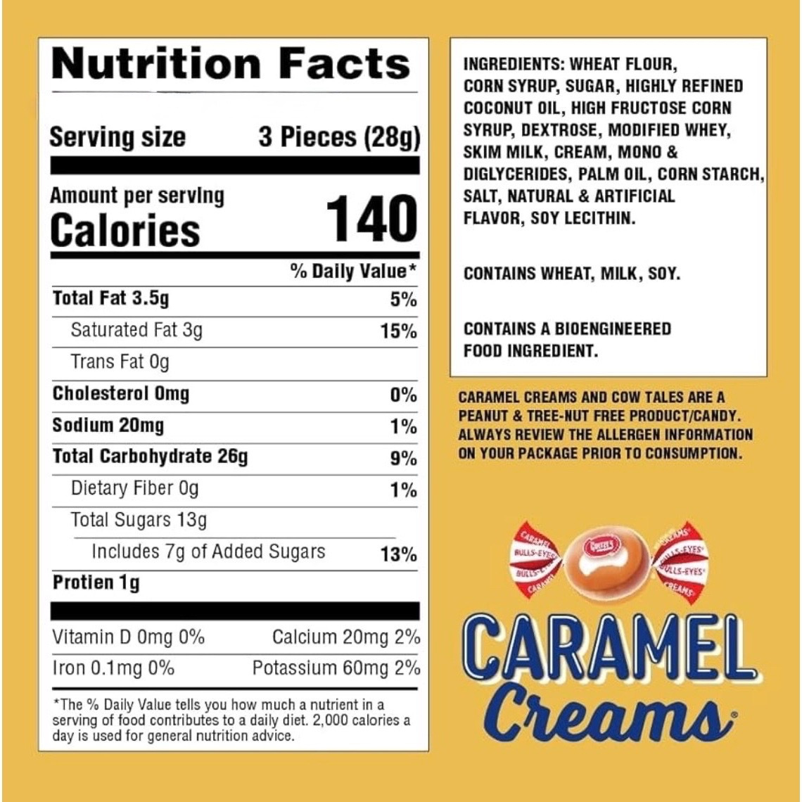 Goetze’s Caramel Creams Candy, Available in 1 lb and 3 lb Packs