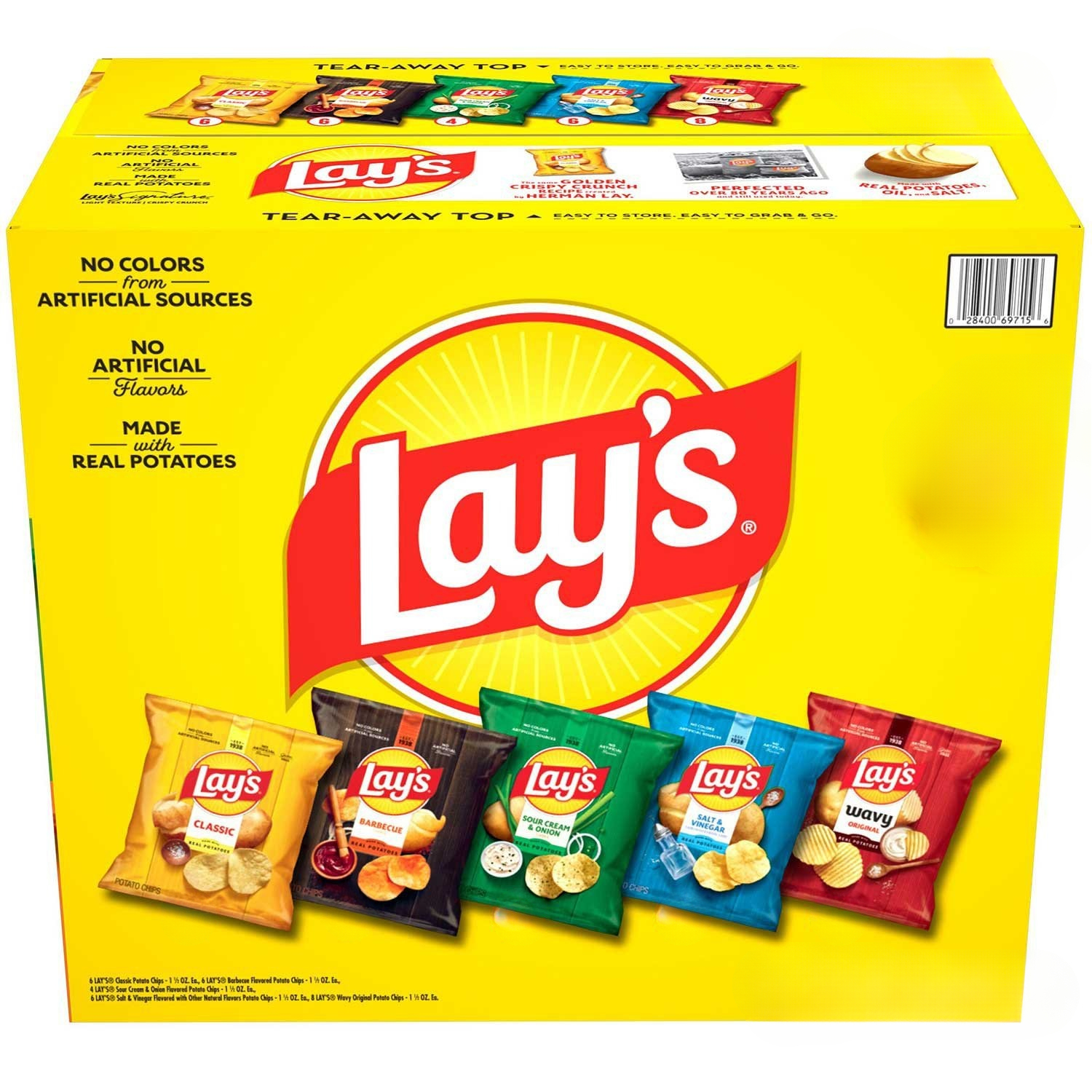 TEMU Lay's Mix Variety Pack Potato Chips, 15 Pk.