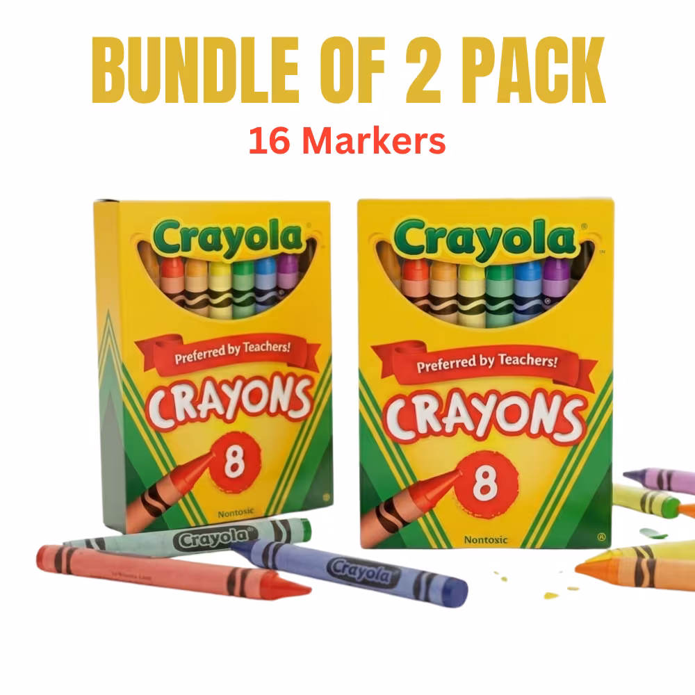 classic crayons pack of 2 non toxic kids coloring supplies back to school for drawing crafts school classroom activities Product details 1