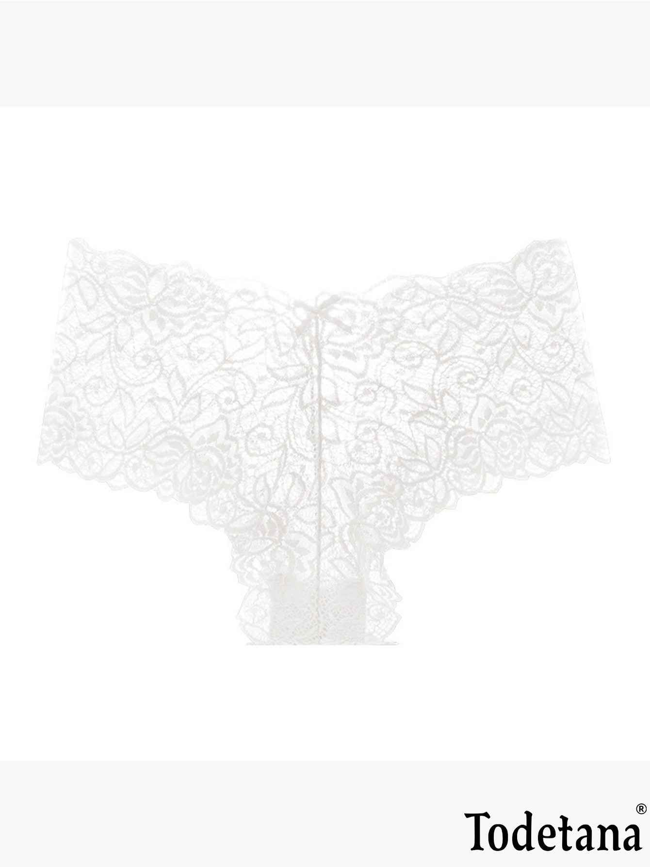 A Set of 6 Randomly Selected Floral Print Lace-Trimmed Women'S Panties, Breatha… - Image 3
