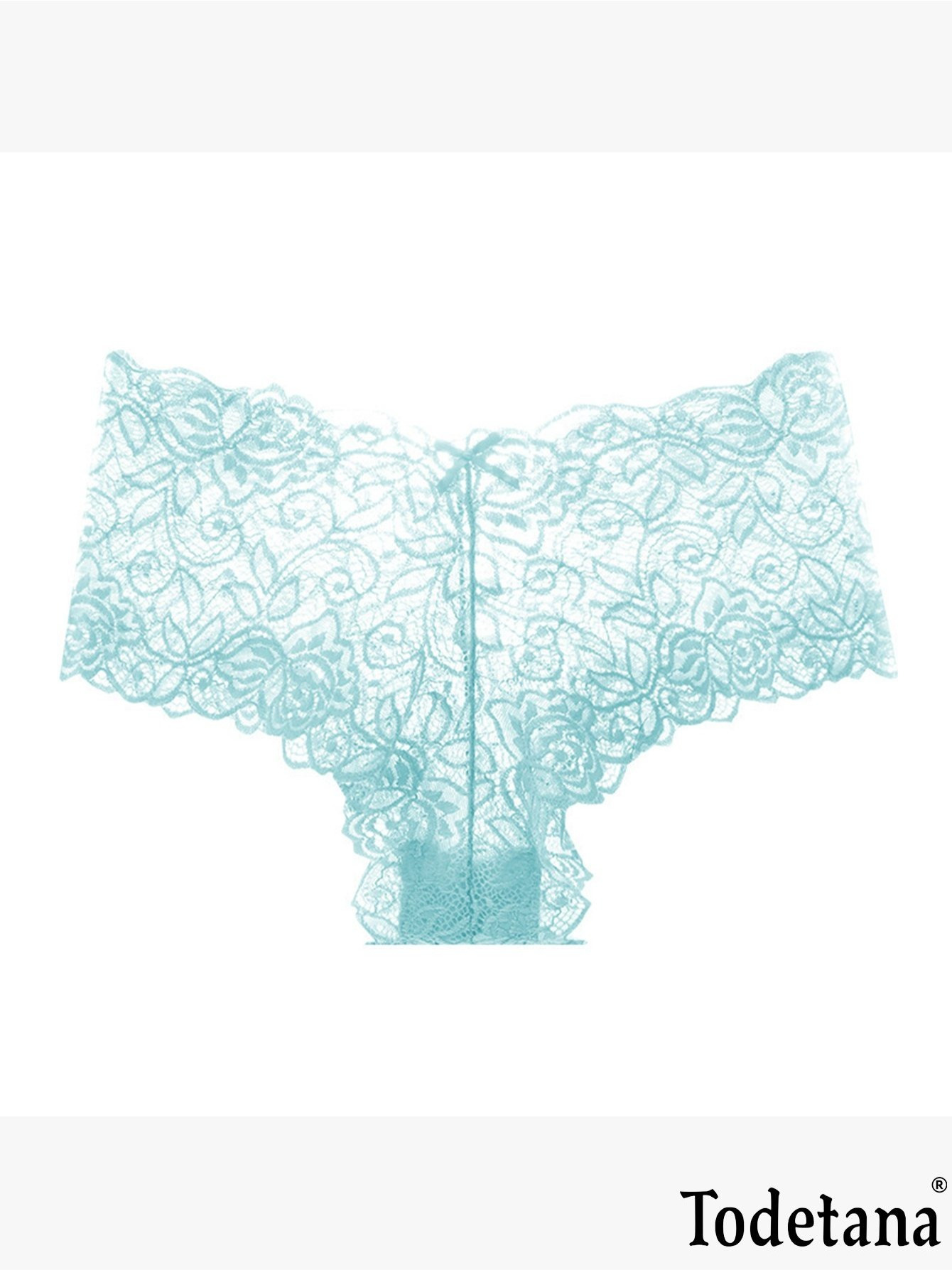 A Set of 6 Randomly Selected Floral Print Lace-Trimmed Women'S Panties, Breatha… - Image 6
