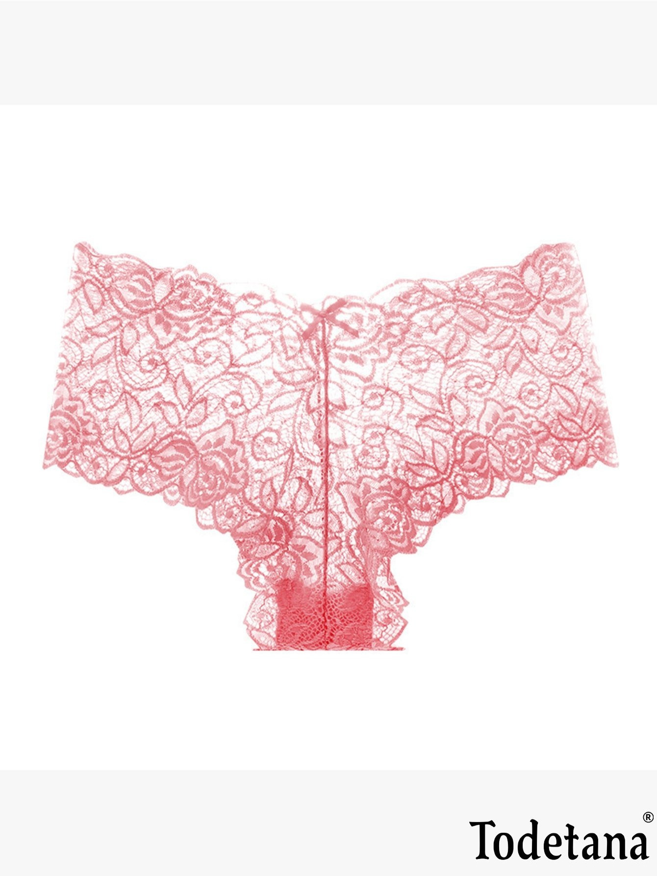 A Set of 6 Randomly Selected Floral Print Lace-Trimmed Women'S Panties, Breatha… - Image 7