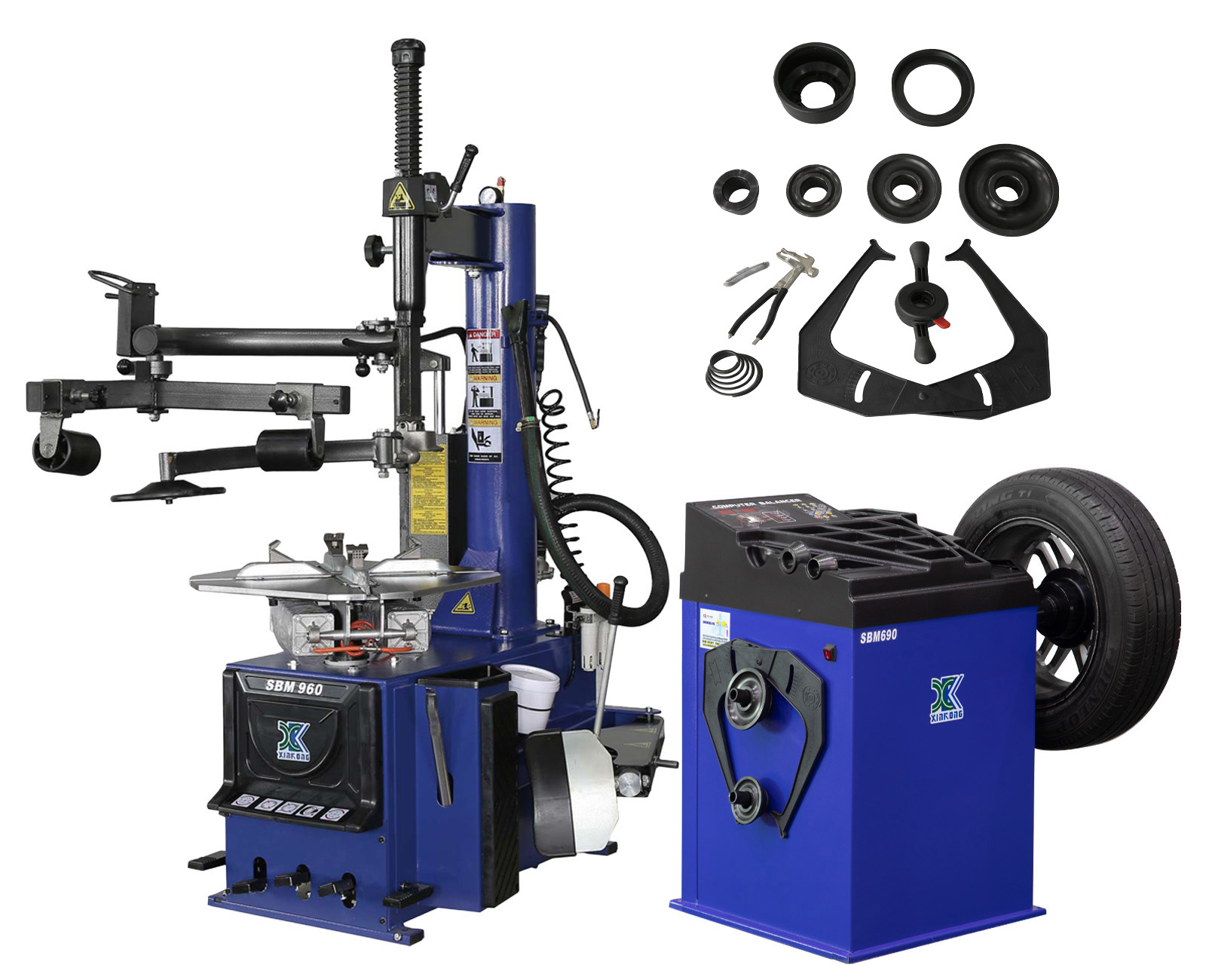 xk 2 0   automatic tire changer tire machine wheel   machine rim balancer combo 960 690 with 36 month part replacements Product details 6