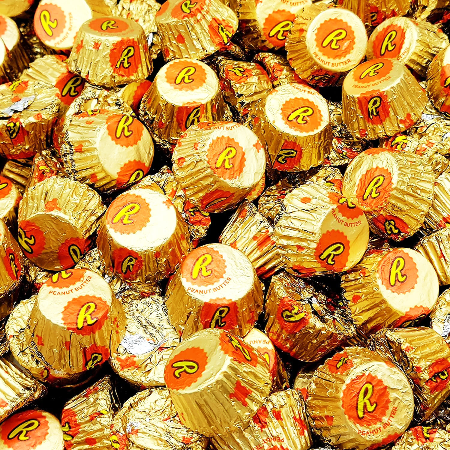 TEMU Reese’s Miniatures Peanut Butter Cups Bulk Candy Bag, Approx. 55 Pieces, Individually Wrapped Milk Chocolate Peanut Butter Candy For Parties,