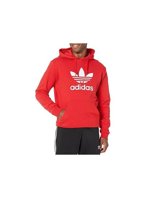 mens adicolor hoodie red large