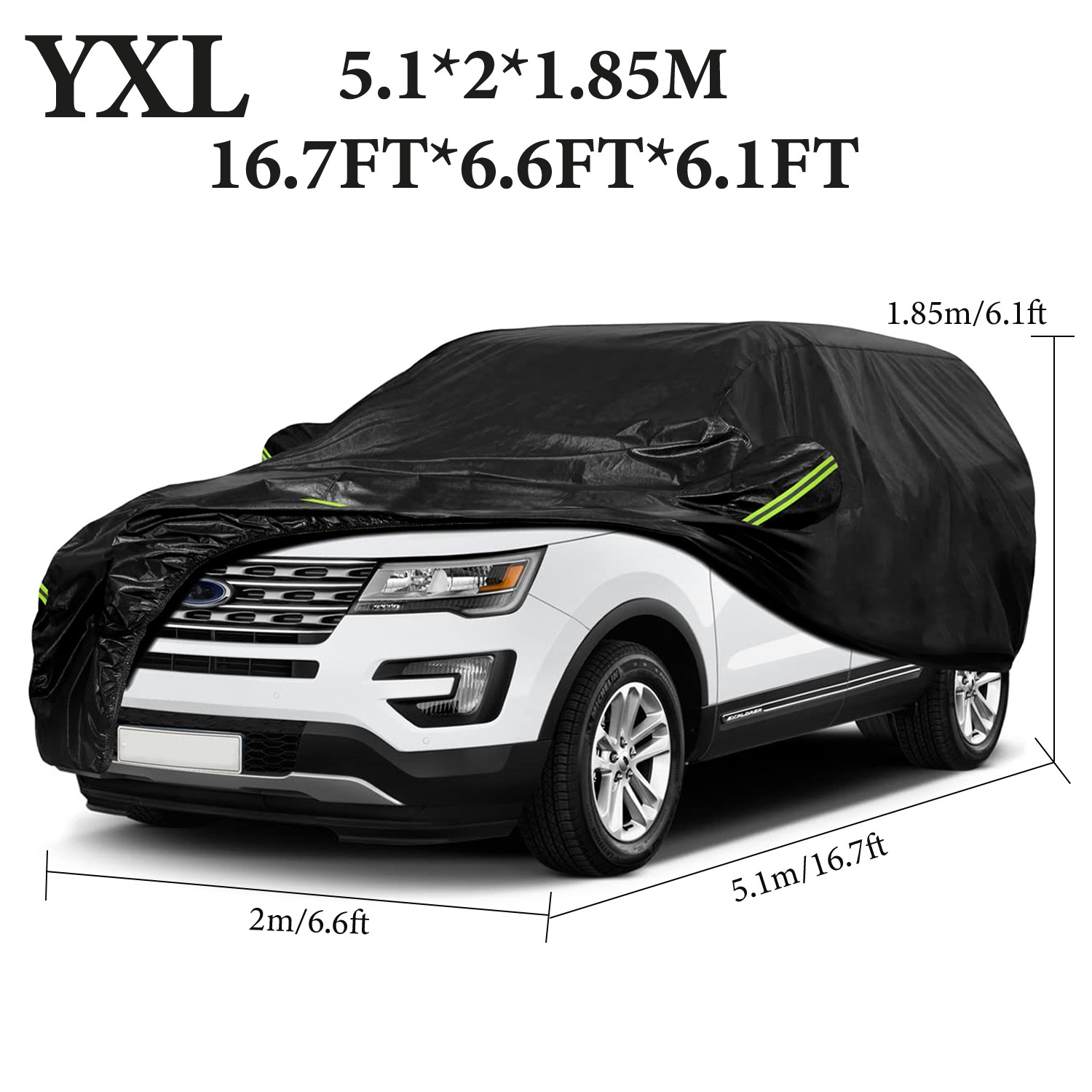TEMU Universal Windshield Sunshade - Keep Your Car Cool With Reflective Strips For Uv Protection