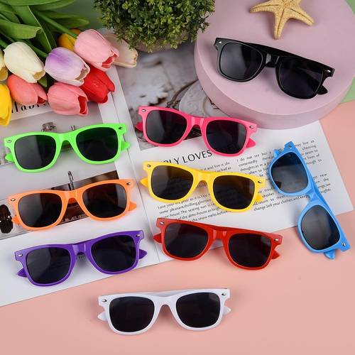 40 Pack Kids Sunglasses Bulk Retro Party Favors for Wedding Beach Summer Pool Party Goodie Stuffers