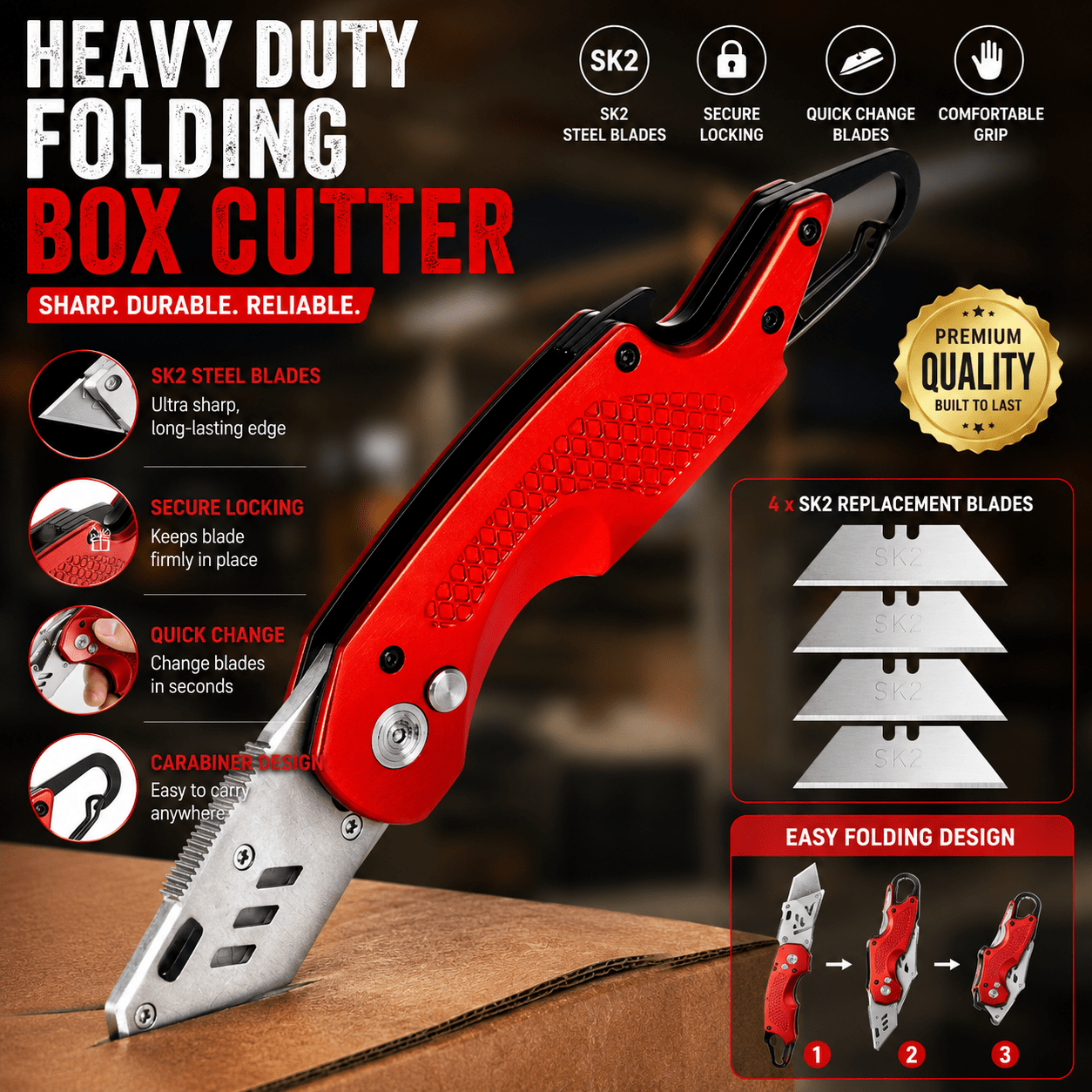 box cutter knife sold on Temu United States