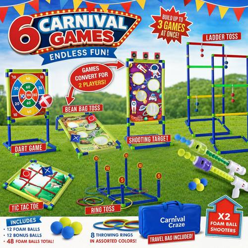 yard games for kids beanbag cornhole ball shooting game ladder toss board tic tac toe birthday party activities backyard outdoor games and indoor