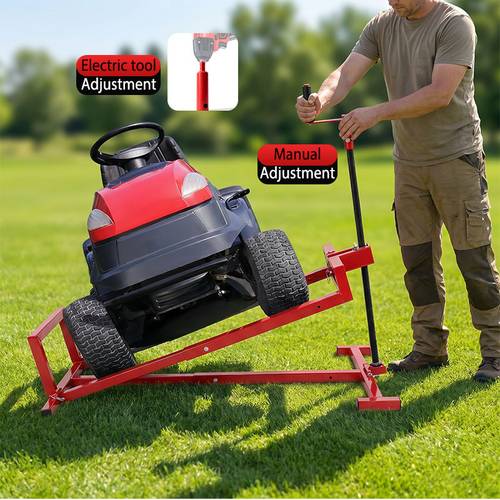 lawn mower lift jack lifting platform 885 lbs capacity telescopic maintenance jack for garden tractors riding lawn mower