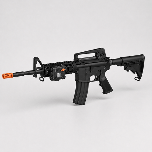 WE 6mm GBB Airsoft Rifle, Outdoor/Indoor Opitc Airsoft Rifle Set, Semi/ Mode, Alloy Body